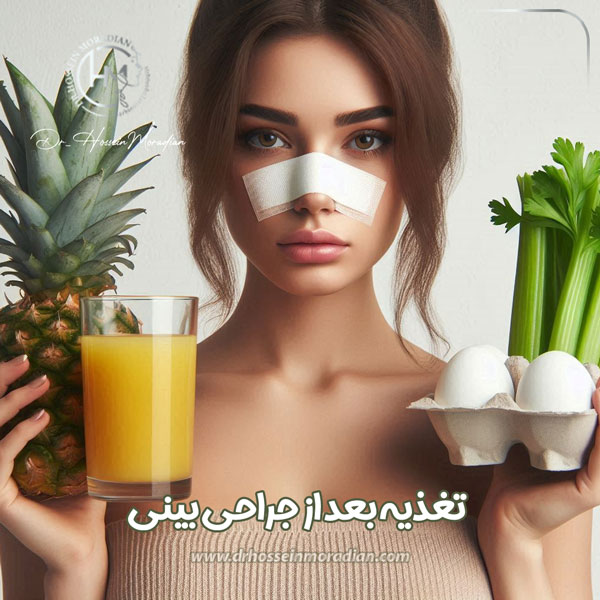 تغذیه بعد از جراحی بینی - دکتر حسین مرادیان